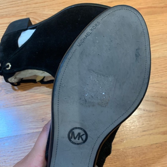 Michael Kors ankle cut out Flat Tassel boots 7.5 - Picture 4 of 4